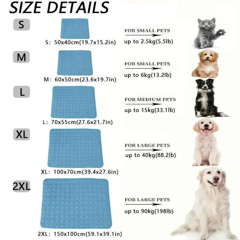 Dog Cooling Mat - Extra Large - Happy Tails - paws & love