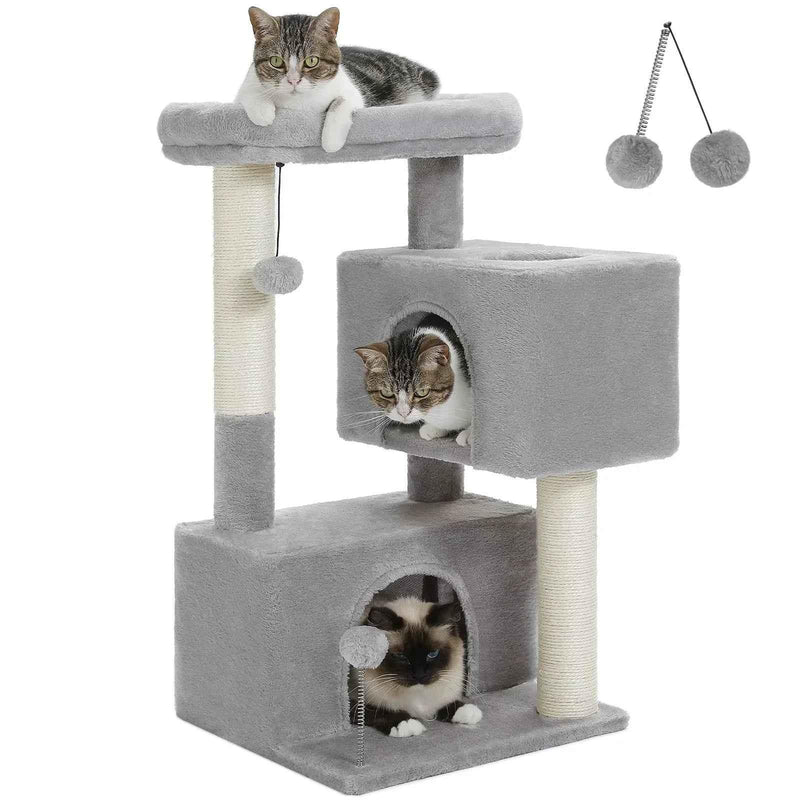 Cat Tree for Large Cats - Spacious and Durable Design for Play and Relaxation - Happy Tails - paws & love