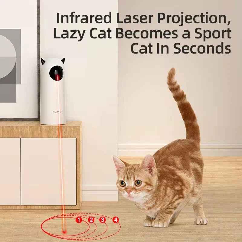 Automatic Cat Laser Toy - Smart LED - Happy Tails - paws & love
