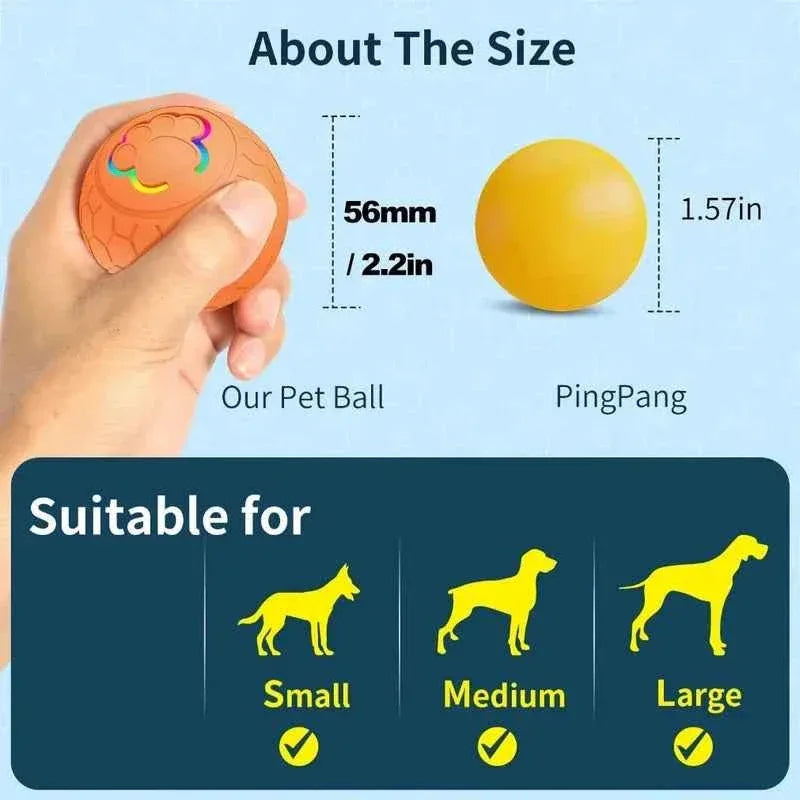 SmartPaws Interactive Dog Toy Ball - Happy Tails - paws & love