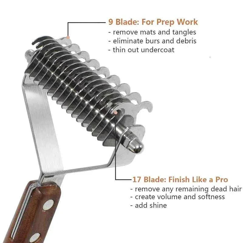FurryFriends Knot-Free Grooming Comb - Happy Tails