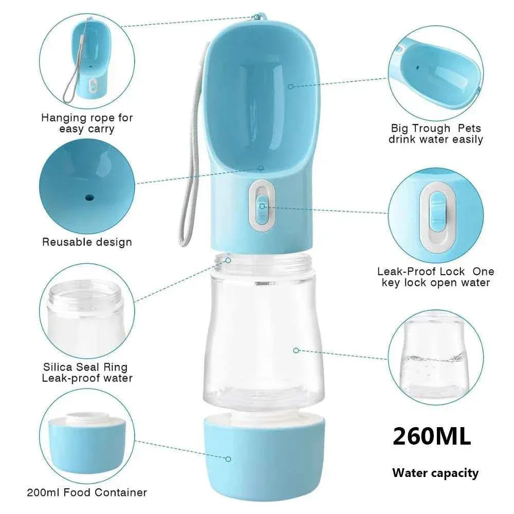 Portable Dog Water Bottle - Happy Tails