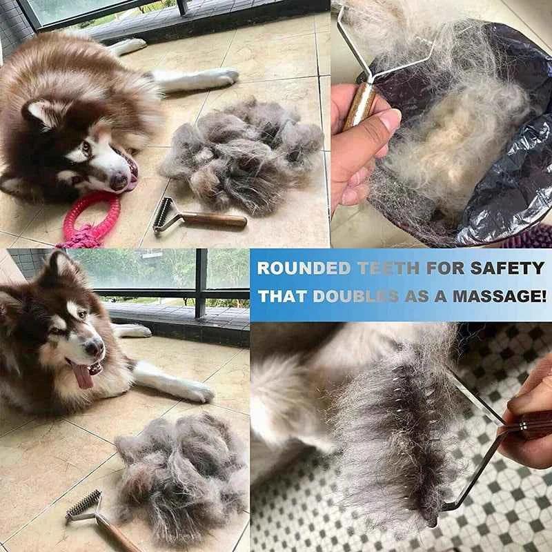 FurryFriends Knot-Free Grooming Comb - Happy Tails