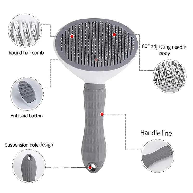 Stainless Steel Pet Comb - Happy Tails