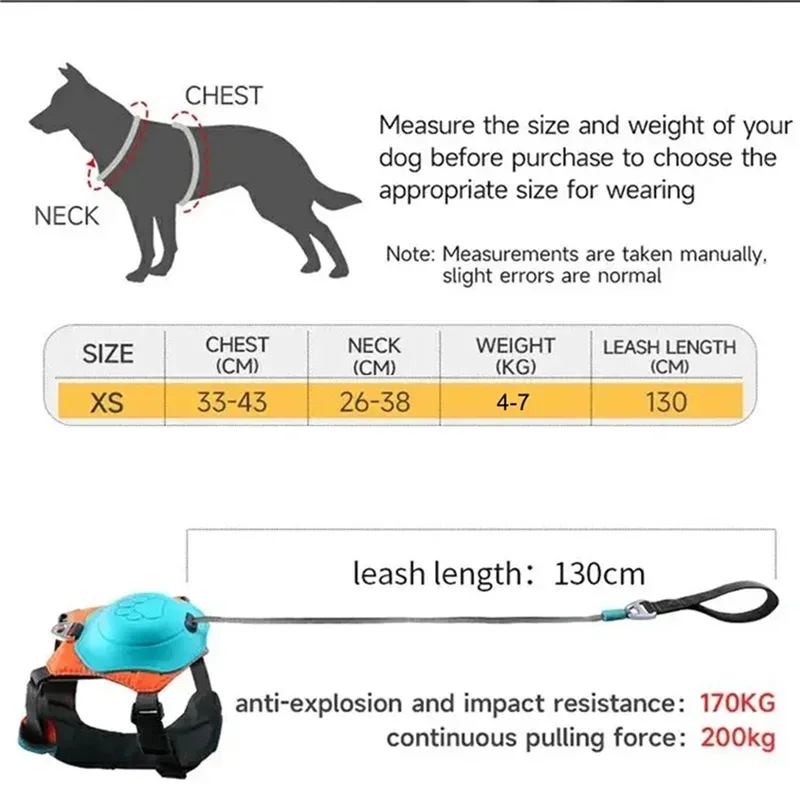 No Pull Dog Harness and Leash - Happy Tails - paws & love
