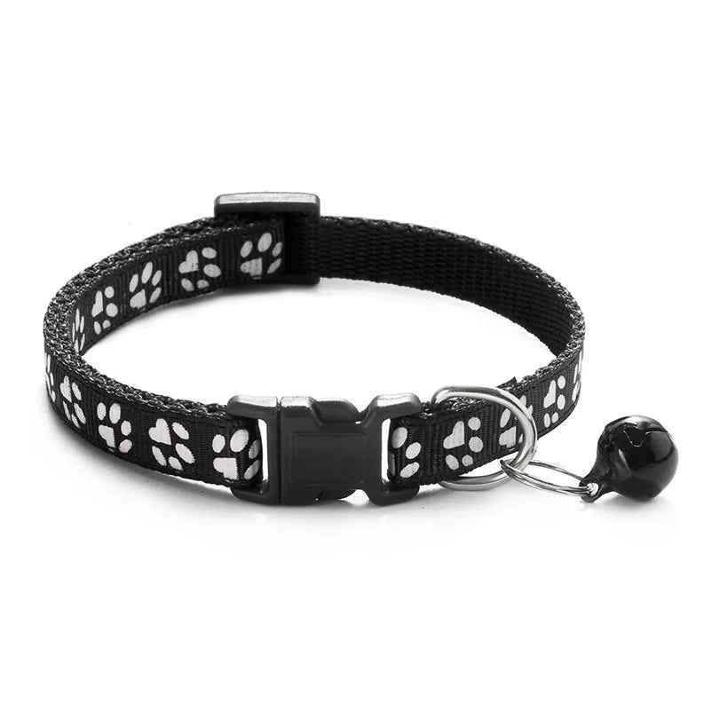 Colorful Cat Collar with Bell - Happy Tails