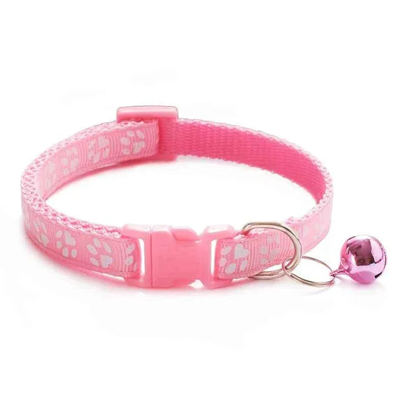 Colorful Cat Collar with Bell - Happy Tails
