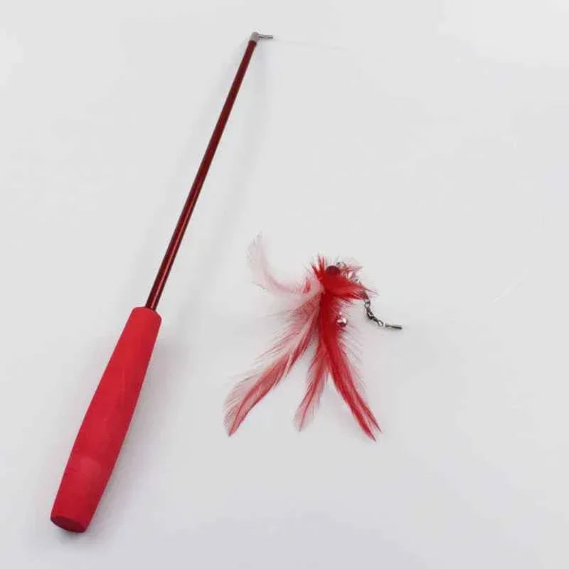 Telescopic Cat Teaser Wand Set - Happy Tails