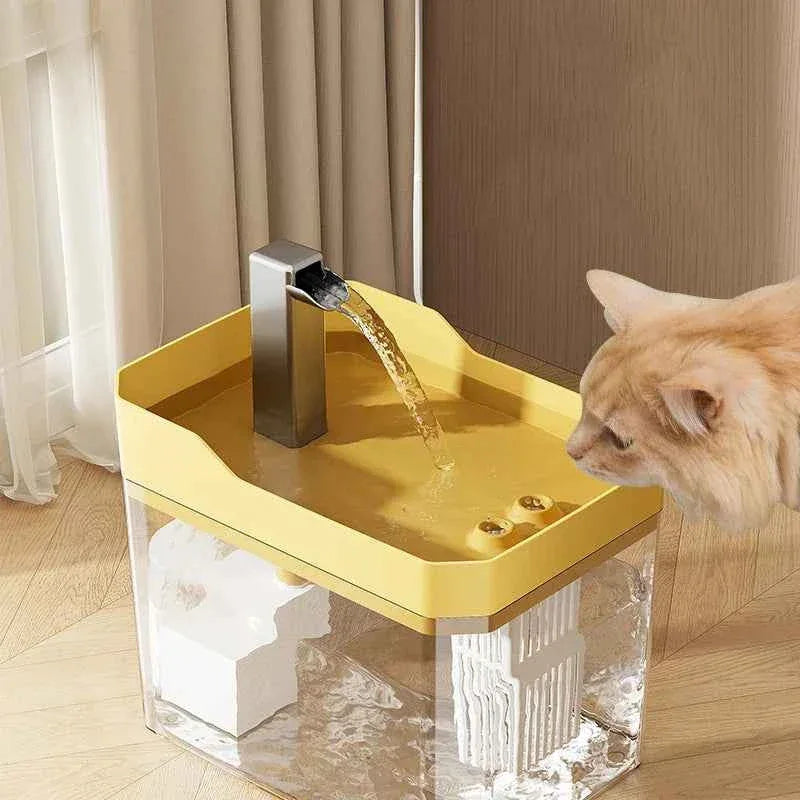 Automatic Water Fountain for Pets - Pet Water Dispenser with - Happy Tails - paws & love