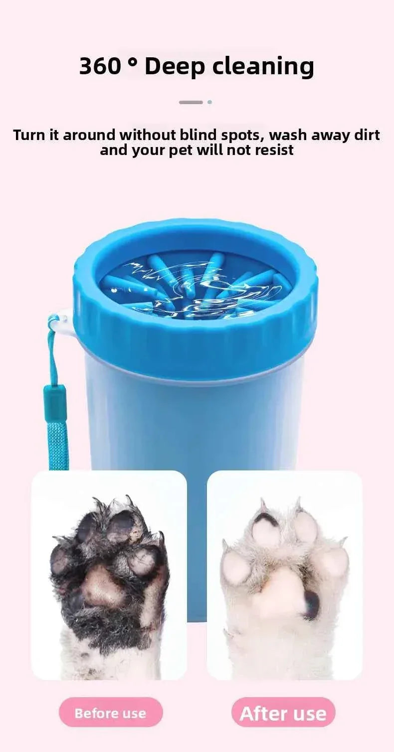 Dog Paw Cleaner Cup - Happy Tails - paws & love