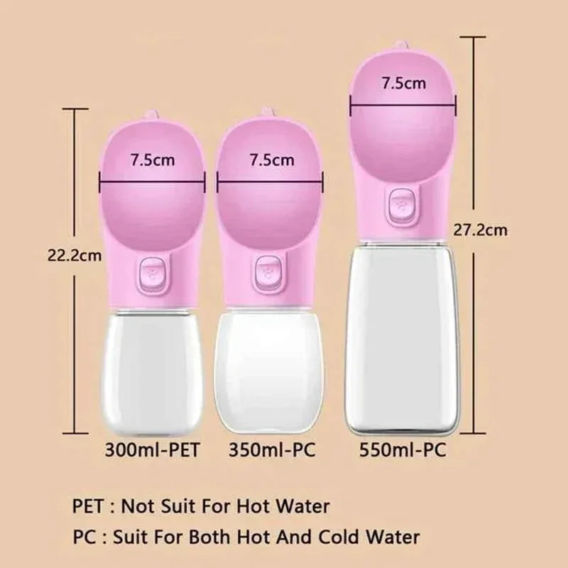 Portable Dog Water Bottle - Happy Tails