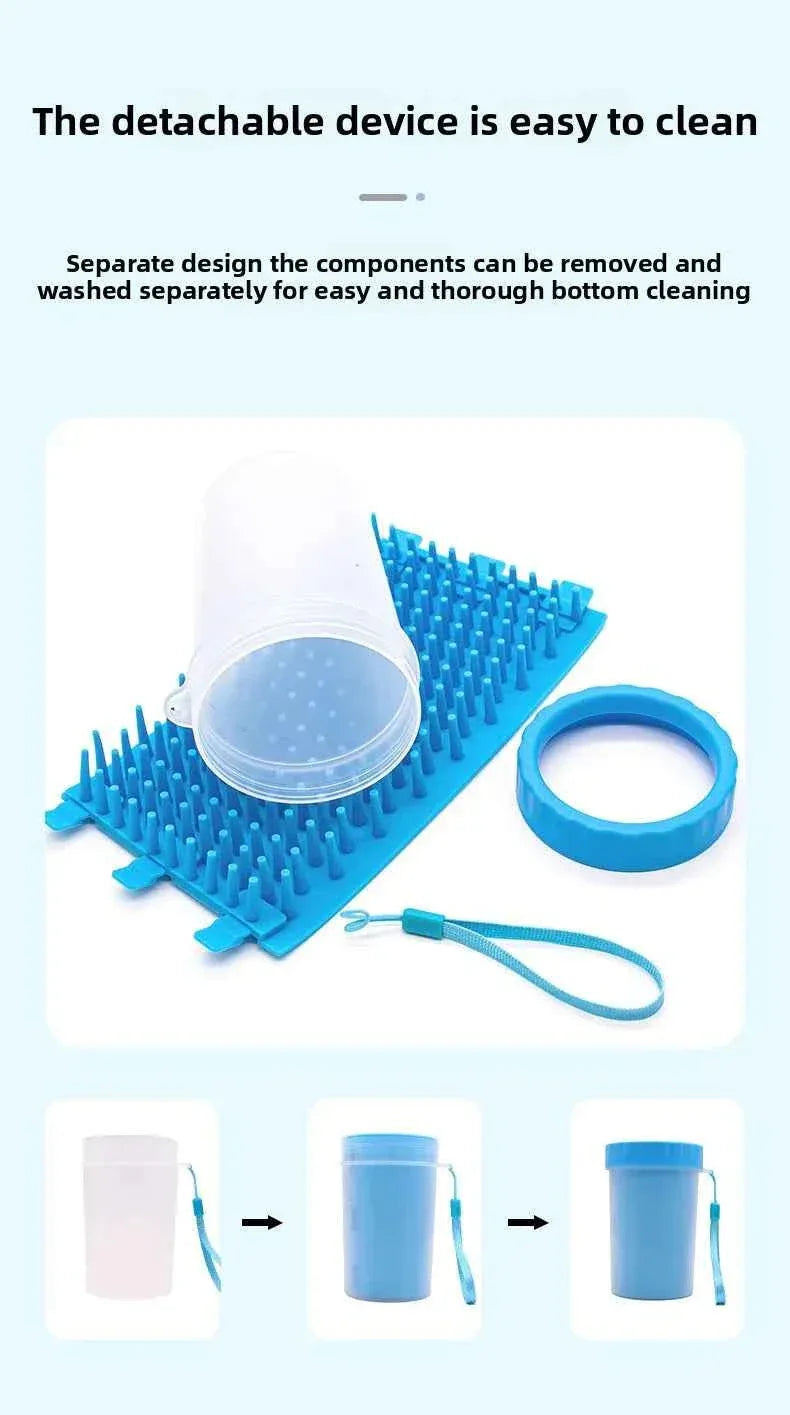 Dog Paw Cleaner Cup - Happy Tails - paws & love