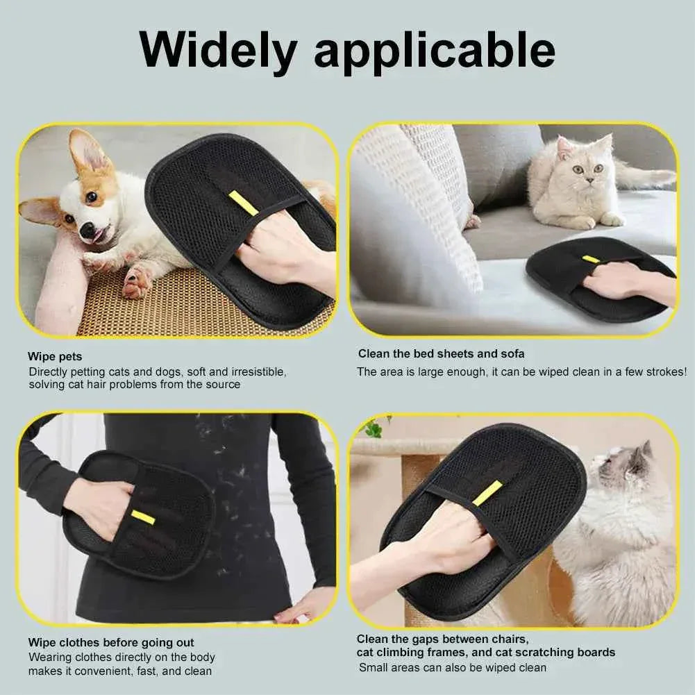 Pet Hair Remover Glove - Happy Tails