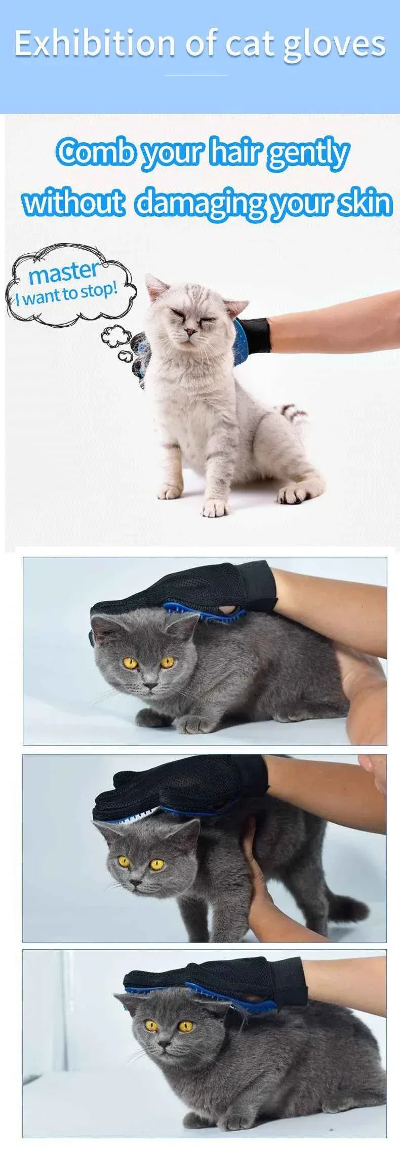 Silicone Pet Hair Removal - Happy Tails