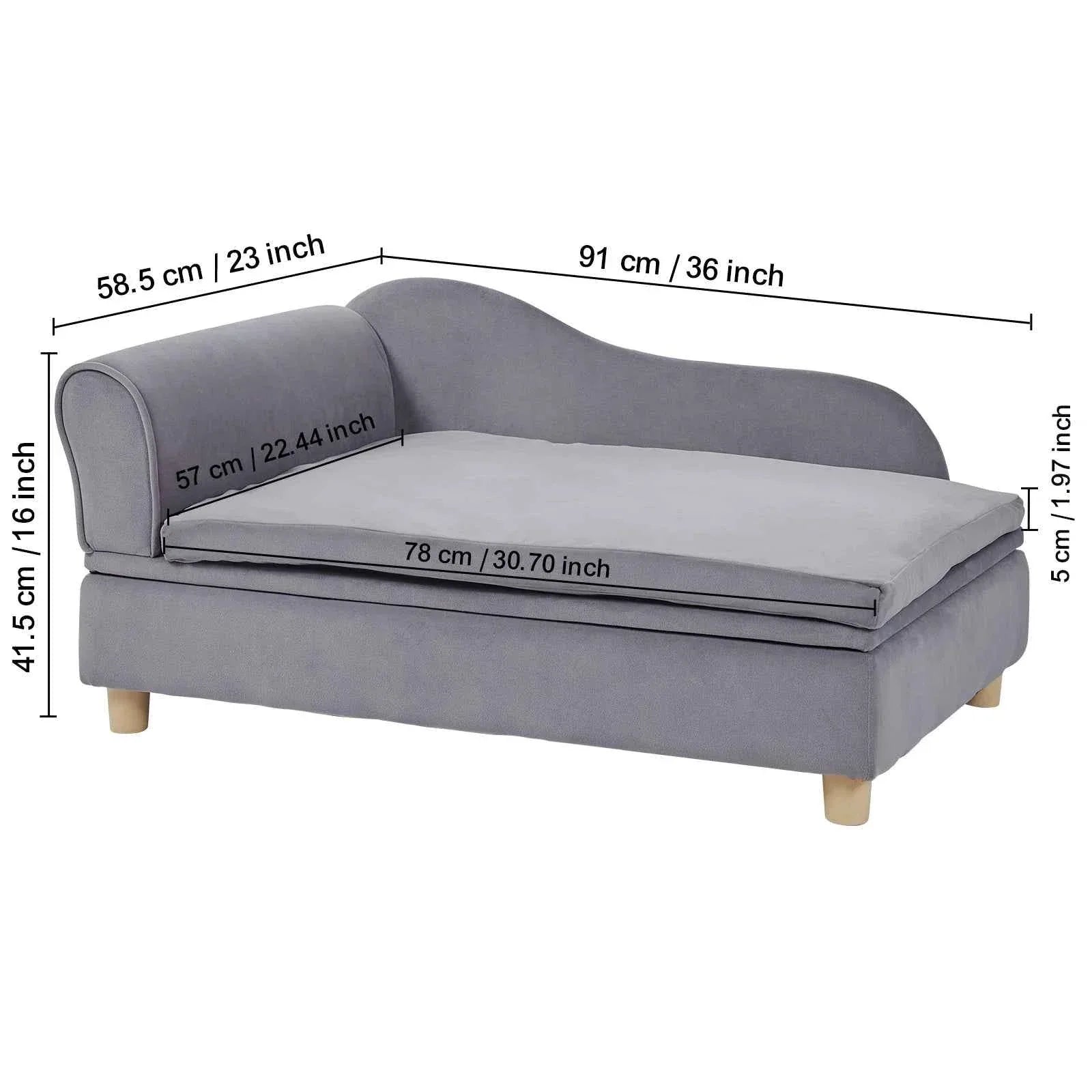 Medium Dog Sofa - Happy Tails