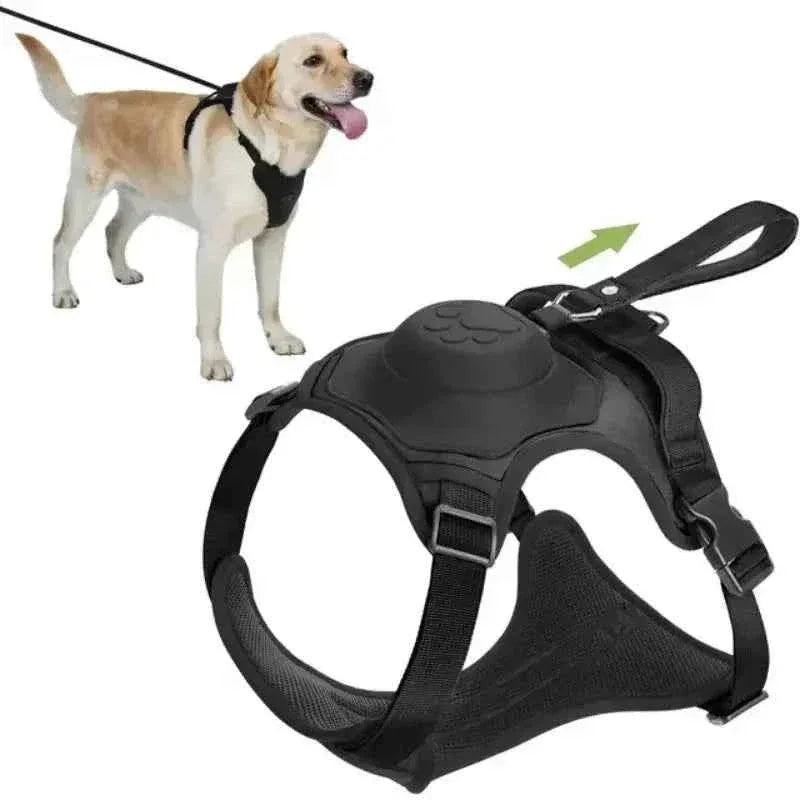 Retractable Dog Harness and Leash - Happy Tails - paws & love