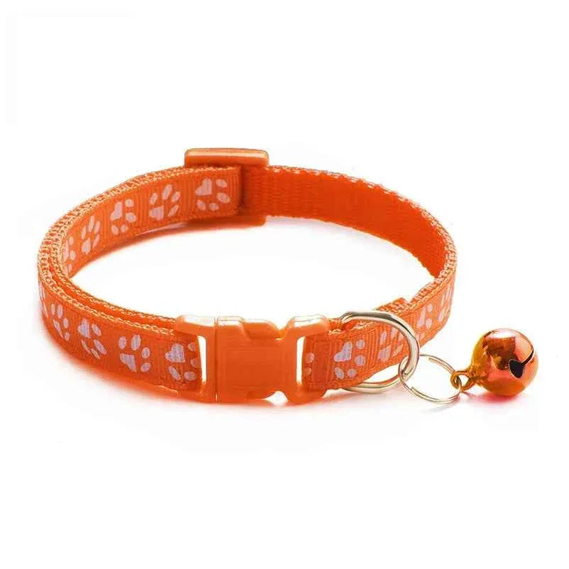 Colorful Cat Collar with Bell - Happy Tails