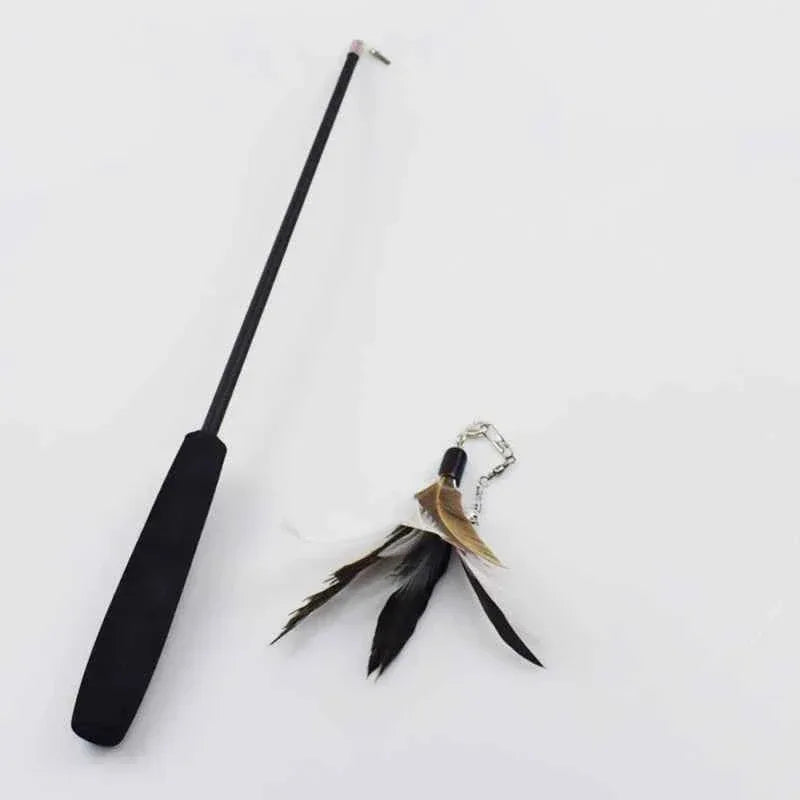 Telescopic Cat Teaser Wand Set - Happy Tails