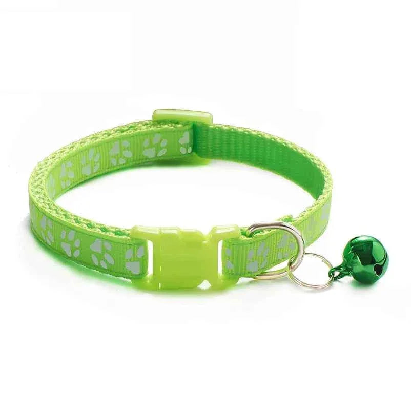 Colorful Cat Collar with Bell - Happy Tails