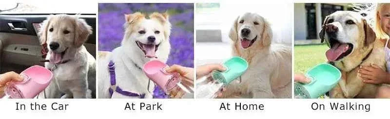Portable Dog Water Bottle - Happy Tails