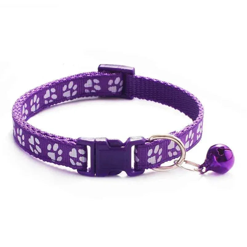 Colorful Cat Collar with Bell - Happy Tails