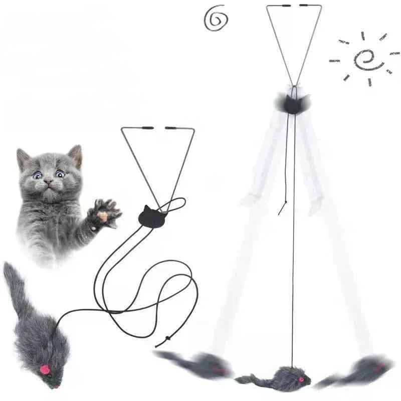 Door Hanging Cat Toy - Happy Tails - paws & love