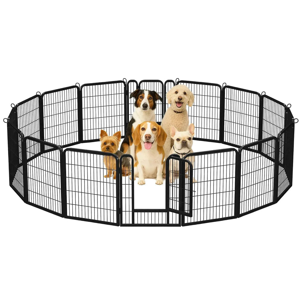 Foldable Dog Playpen with Door - Happy Tails