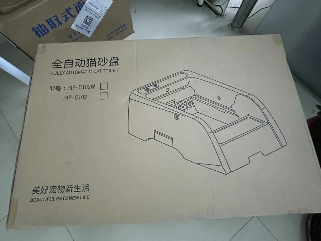 Smart Cat Litter Box with Automatic Self - Happy Tails - paws & love