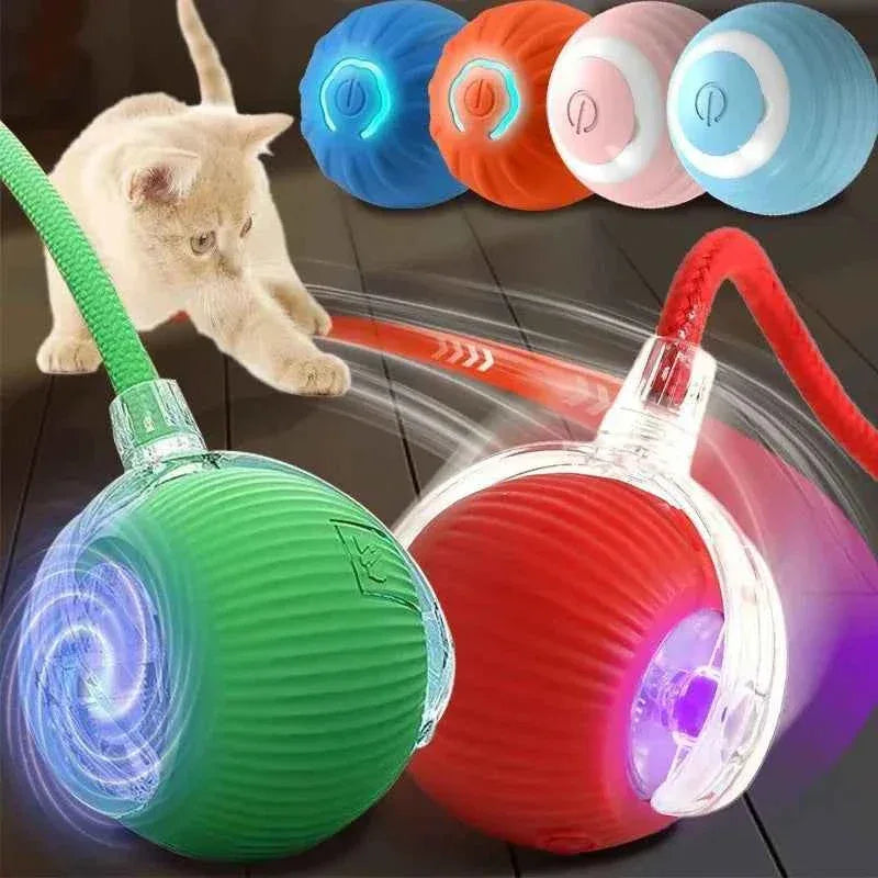 SmartPaw Interactive Dog Toy Ball - USB Rechargeable, Automatic Bouncing, Fun for Dogs & Cats - Perfect Birthday Gift! - Happy Tails - paws & love