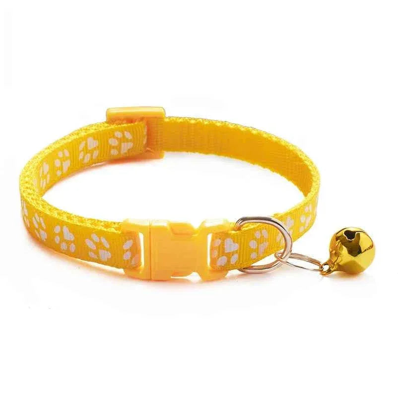 Colorful Cat Collar with Bell - Happy Tails