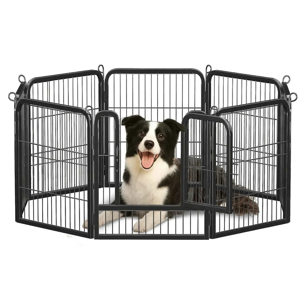 Foldable Dog Playpen with Door - Happy Tails