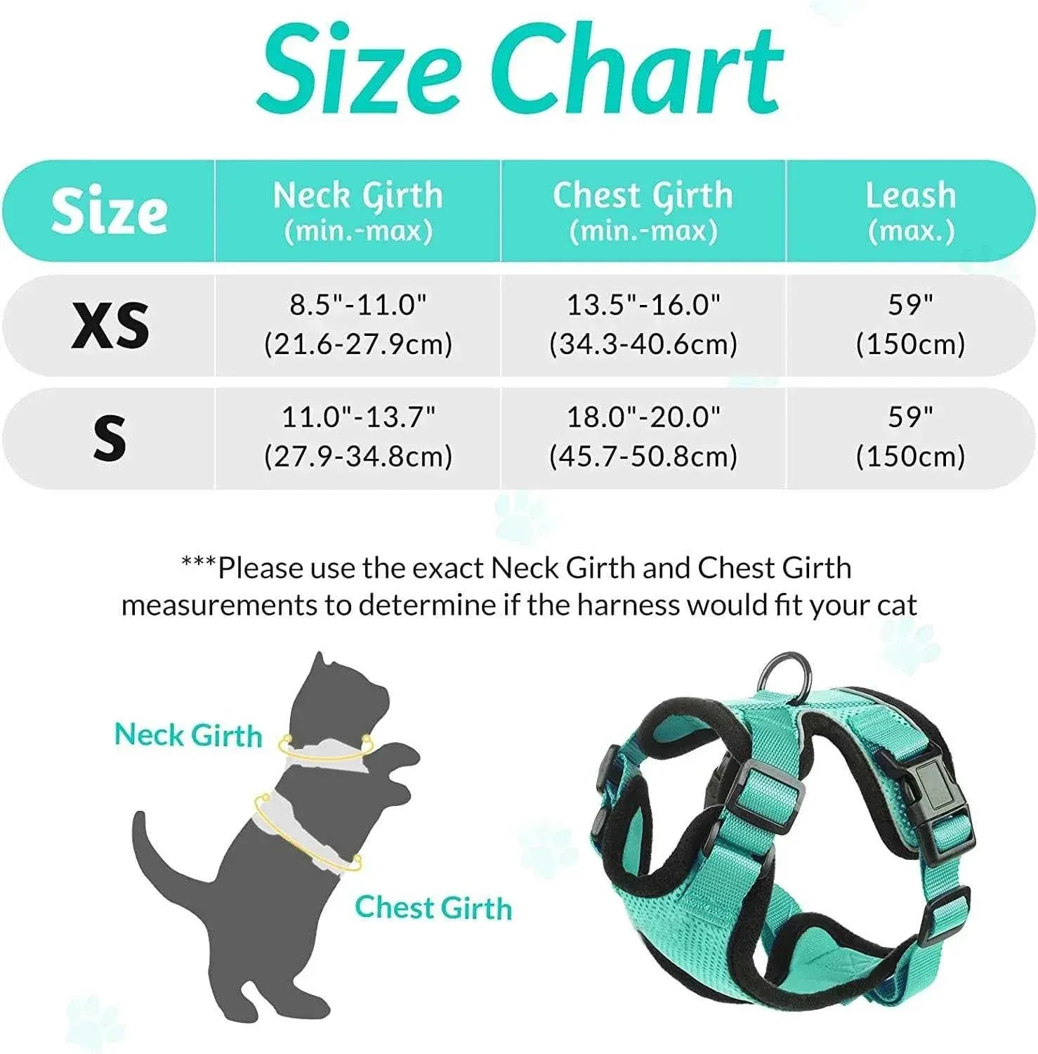 Cattitude Cat Harness & Leash - Happy Tails - paws & love