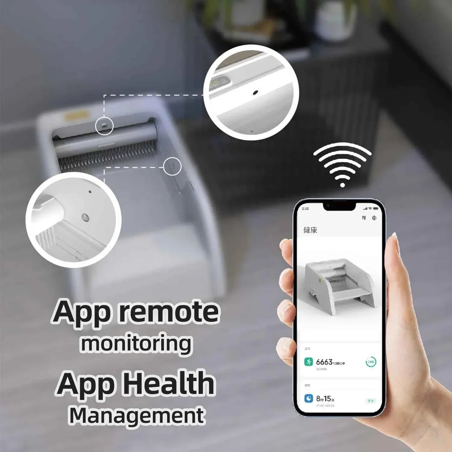 Smart Cat Litter Box with Automatic Self - Happy Tails - paws & love