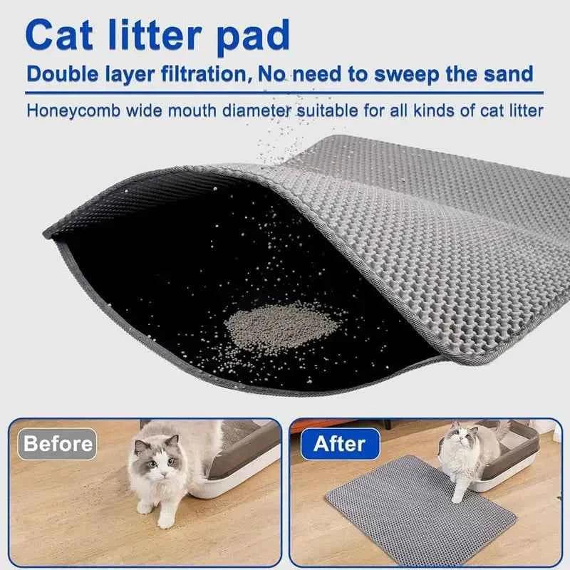 Litter Mat Non-Slip - Happy Tails - paws & love