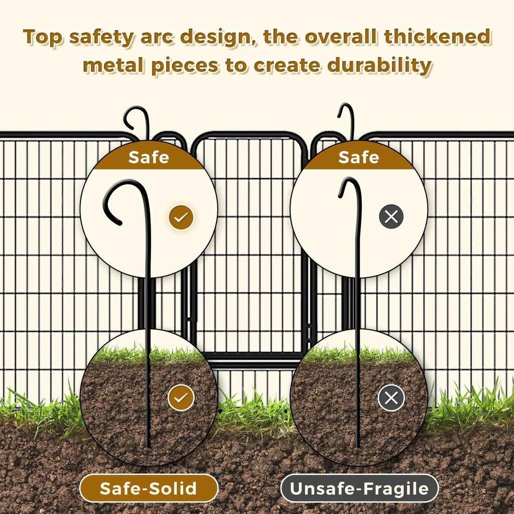 Foldable Dog Playpen with Door - Happy Tails