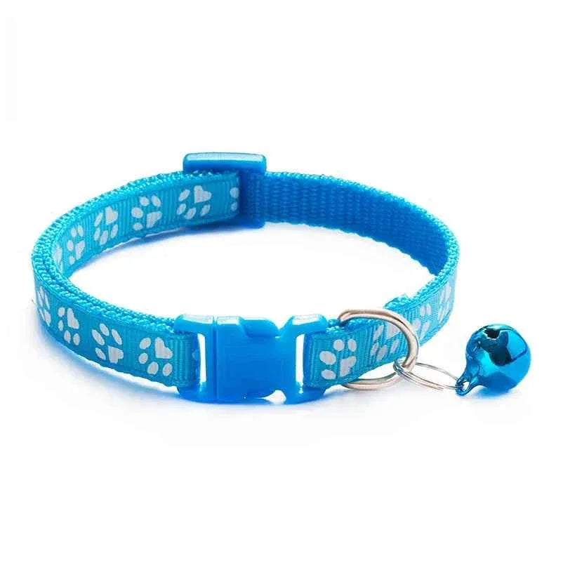 Colorful Cat Collar with Bell - Happy Tails