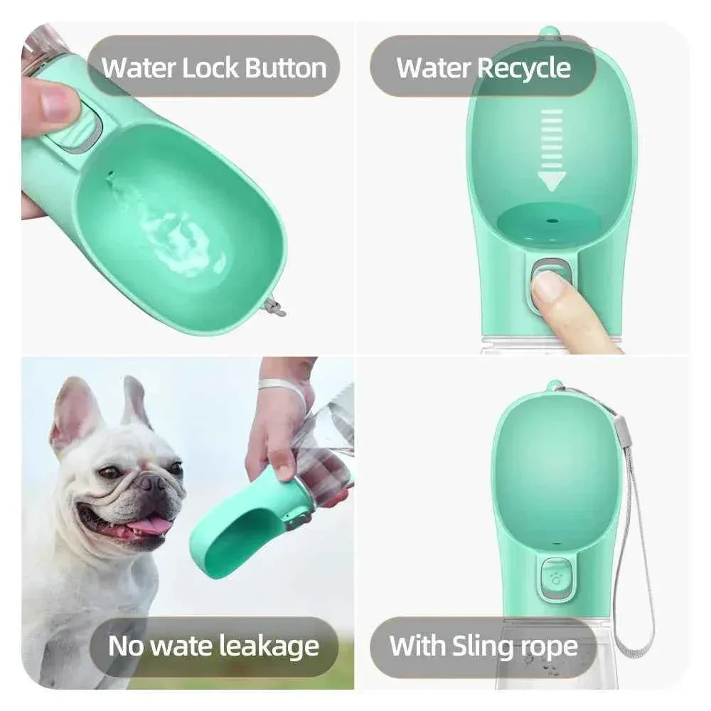 Portable Dog Water Bottle - Happy Tails