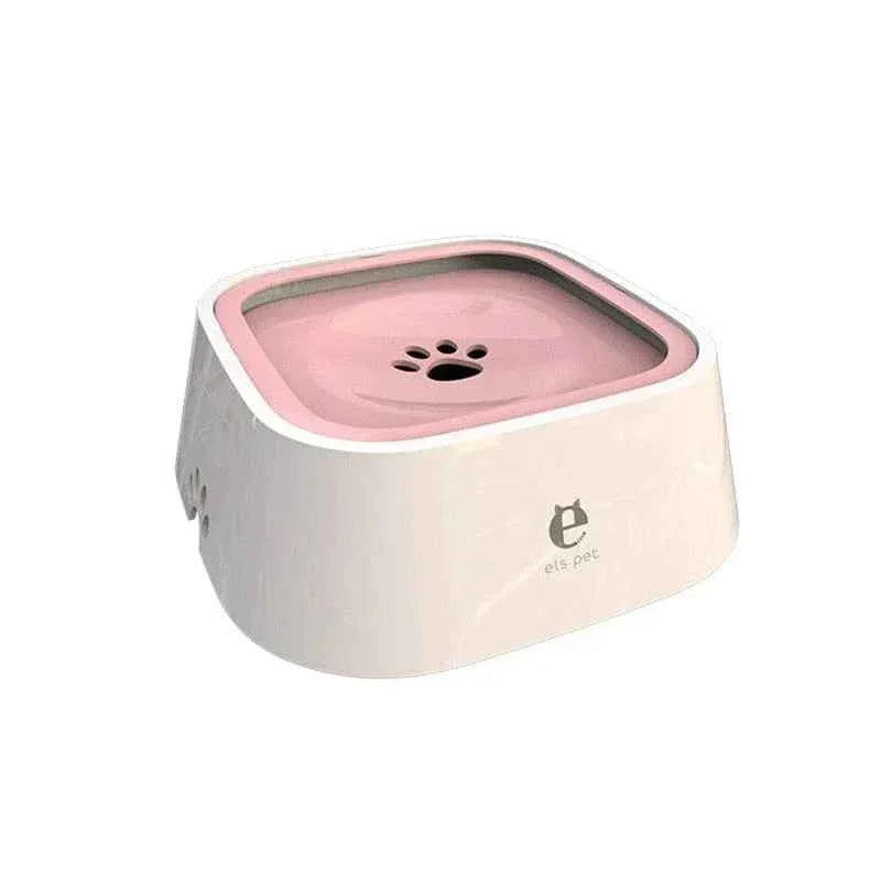 Dog Water Bowl - Floating No-Spill Design - Happy Tails - paws & love