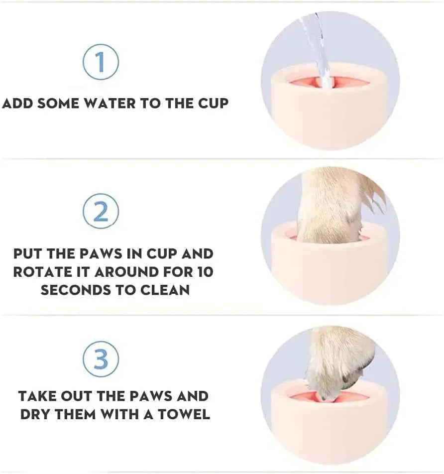 Dog Paw Cleaner - Happy Tails - paws & love