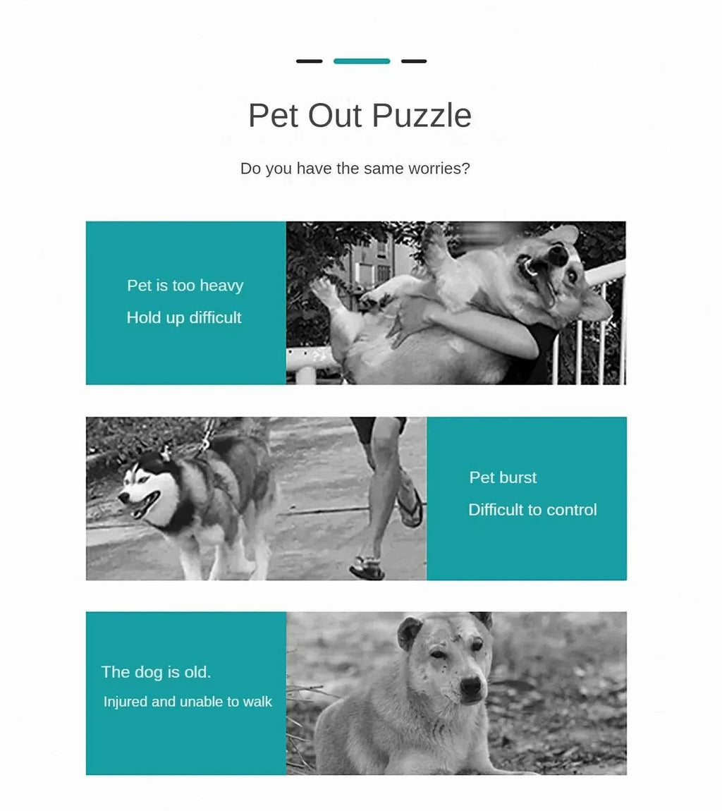 Pet Stroller for Dogs and Cats - Happy Tails