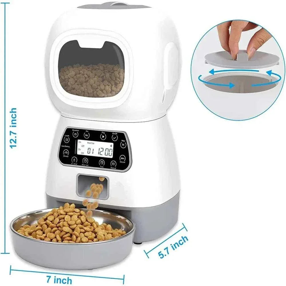 Automatic Pet Feeder - Happy Tails - paws & love