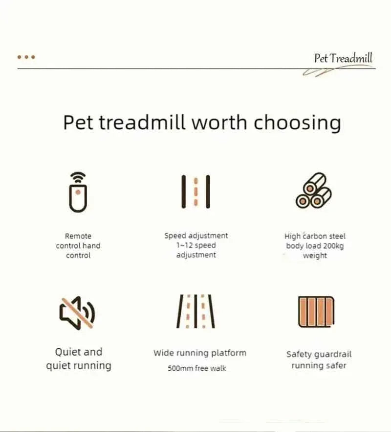 Pet Treadmill for Dogs and Cats - Happy Tails - paws & love