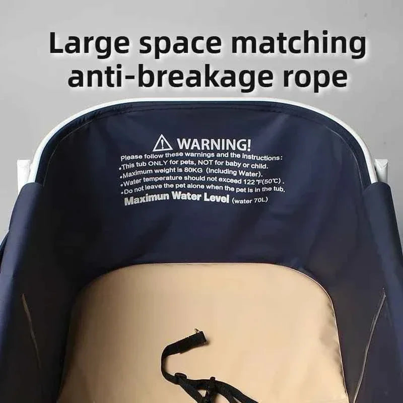 Foldable Pet Bath Tub - Happy Tails