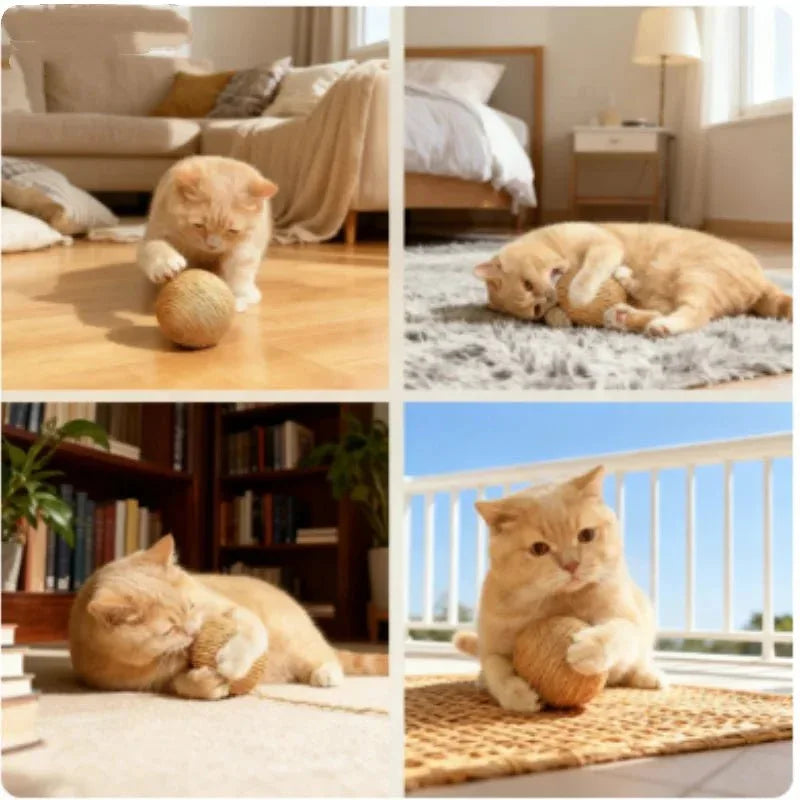 Purrfect Play Cat Scratching Ball - Happy Tails - paws & love