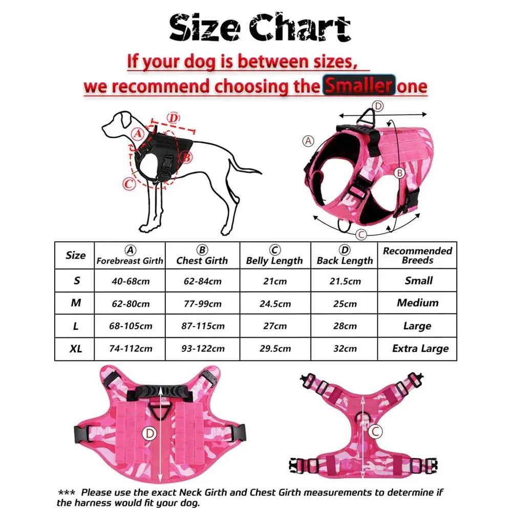 Military Dog Harness - Happy Tails