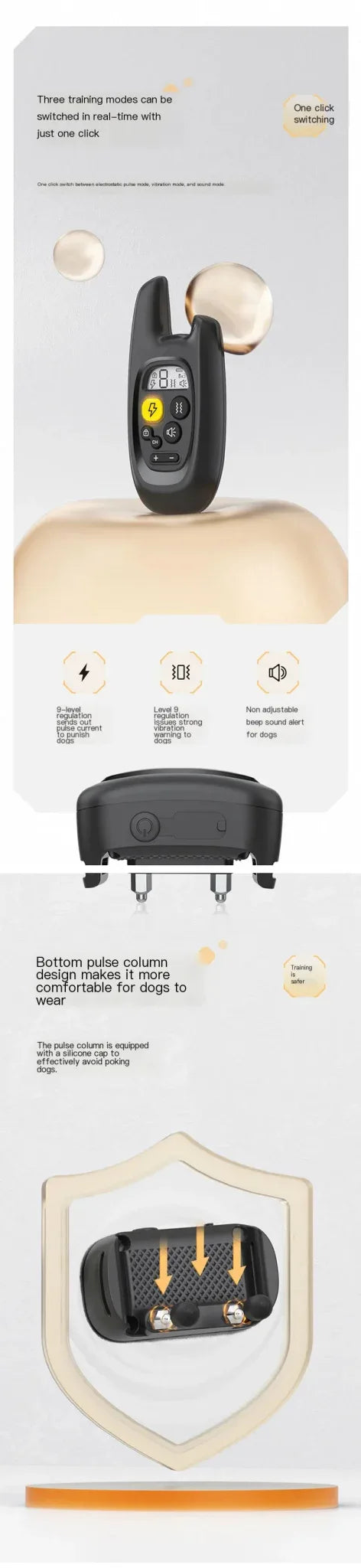 Electric Dog Training Collar - Happy Tails - paws & love