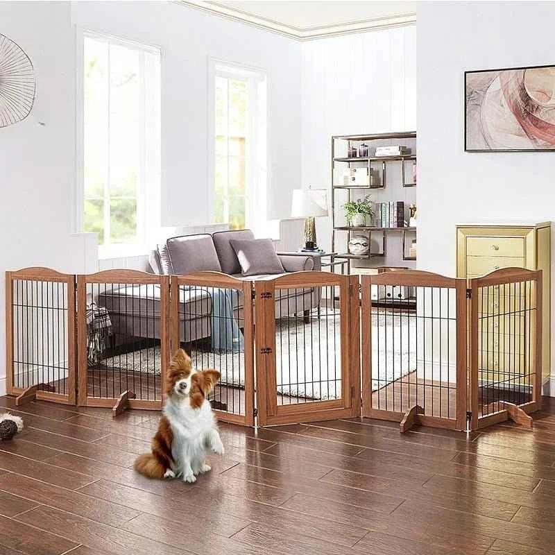 Wooden Dog Fence - Happy Tails - paws & love