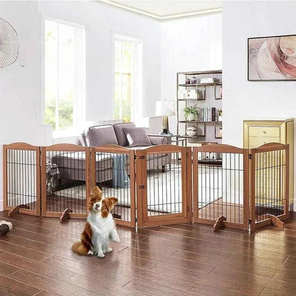 Wooden Dog Fence - Happy Tails - paws & love