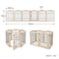 Wooden Dog Fence - Happy Tails - paws & love