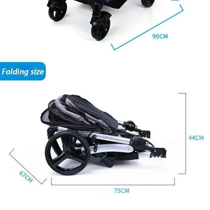 Foldable Dog Stroller - Happy Tails